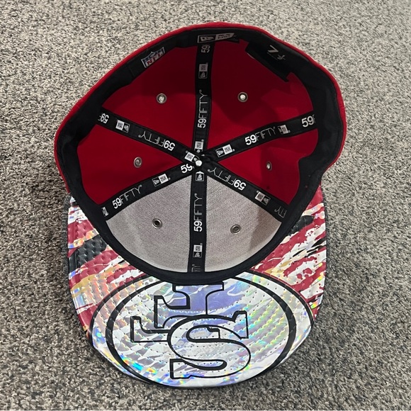 San Francisco 49ers New Era 59Fifty 2016 NFL On Stage Draft Hat Fitted Sz 7 1/2 - Picture 8 of 11